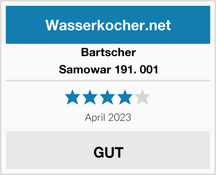 Bartscher Samowar 191. 001 Test