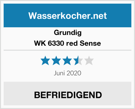 Grundig WK 6330 red Sense Test