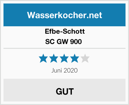 Efbe-Schott SC GW 900  Test