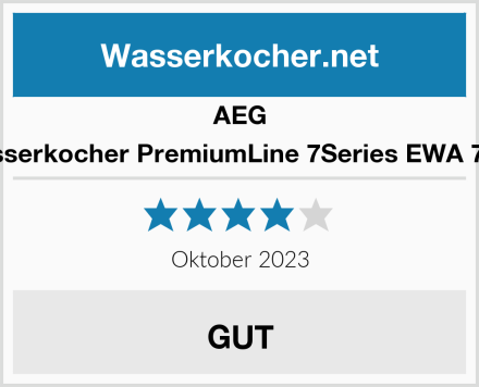 AEG Wasserkocher PremiumLine 7Series EWA 7800 Test