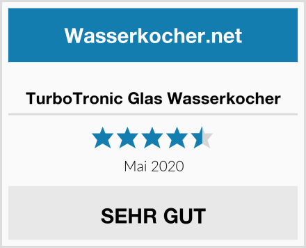  TurboTronic Glas Wasserkocher Test