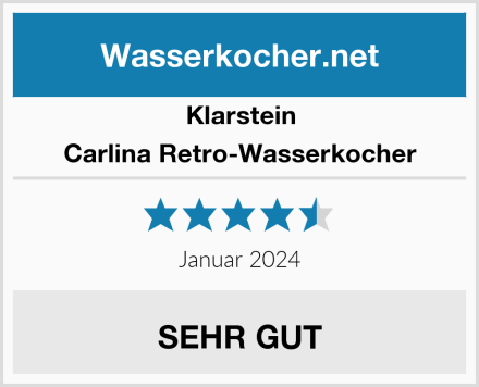 Klarstein Carlina Retro-Wasserkocher Test