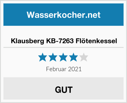  Klausberg KB-7263 Flötenkessel Test