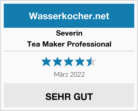 Severin Tea Maker Professional Test