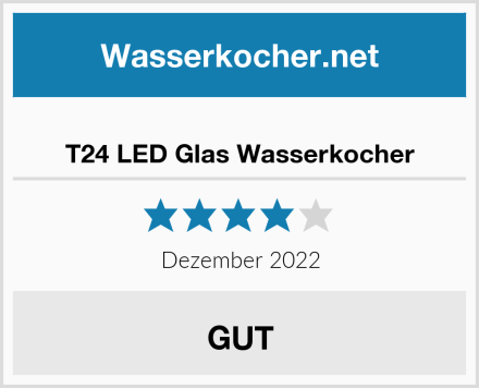  T24 LED Glas Wasserkocher Test