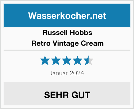Russell Hobbs Retro Vintage Cream Test