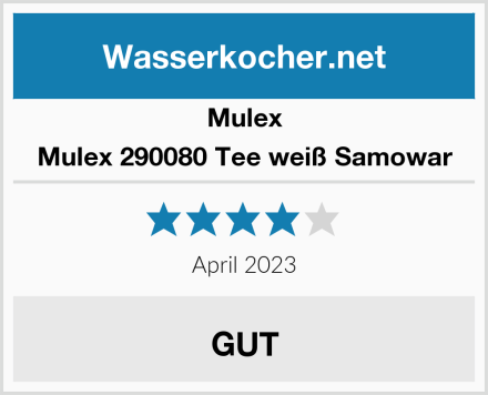 Mulex Mulex 290080 Tee weiß Samowar Test