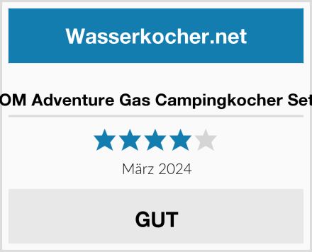  OM Adventure Gas Campingkocher Set Test